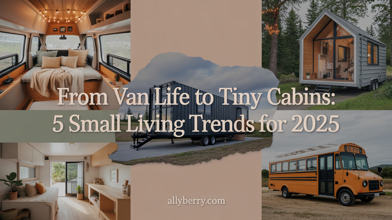 From Van Life to Tiny Cabins: 5 Small Living Trends People Love in 2025