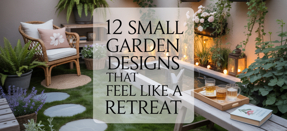 12 Small Garden Designs That Feel Like a Retreat