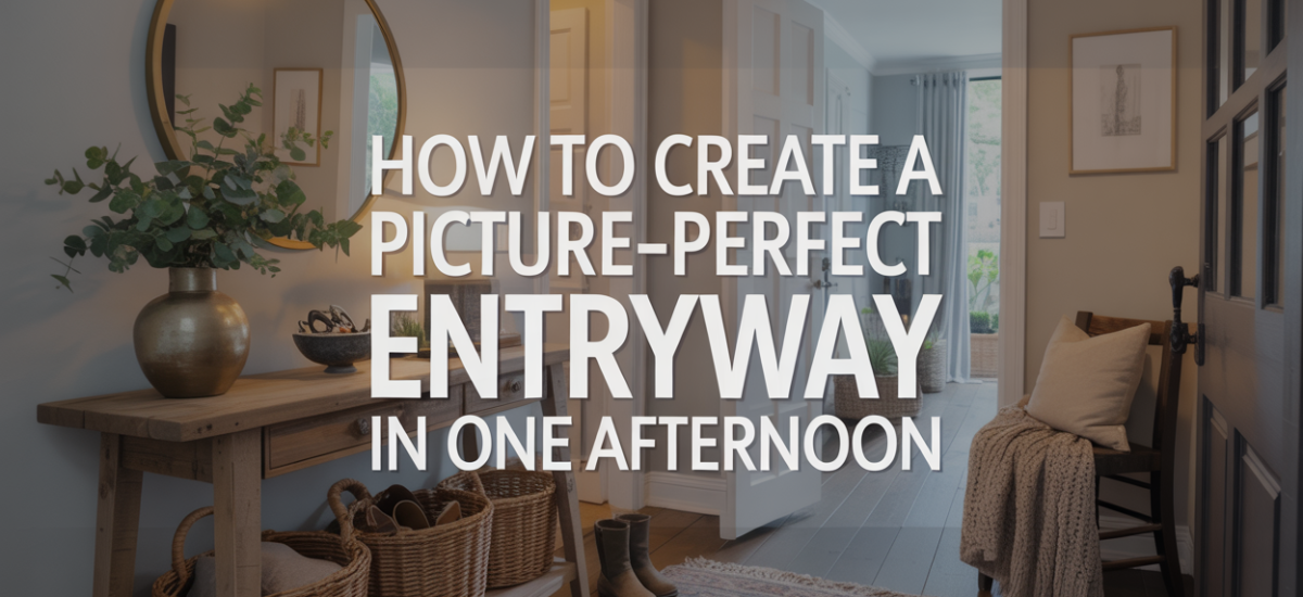 How to Create a Picture-Perfect Entryway in One Afternoon