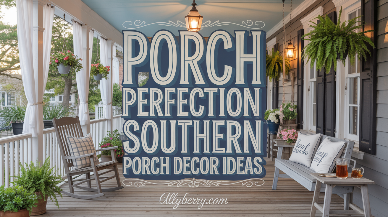 Porch Perfection: 5 Charming Southern Porch Decor Ideas