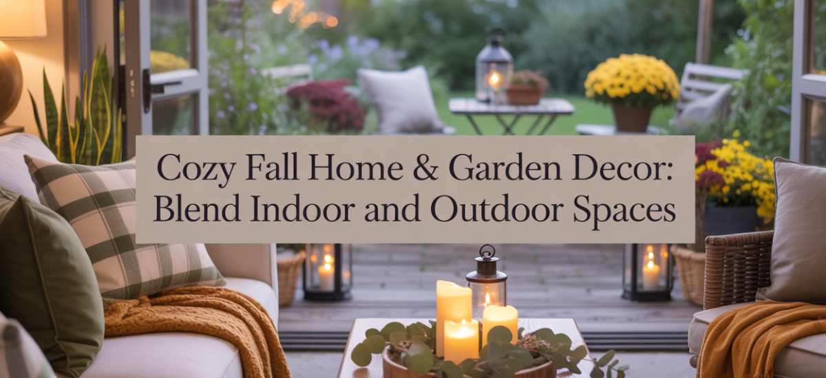 Cozy Fall Home & Garden Decor: Blend Indoor and Outdoor Spaces
