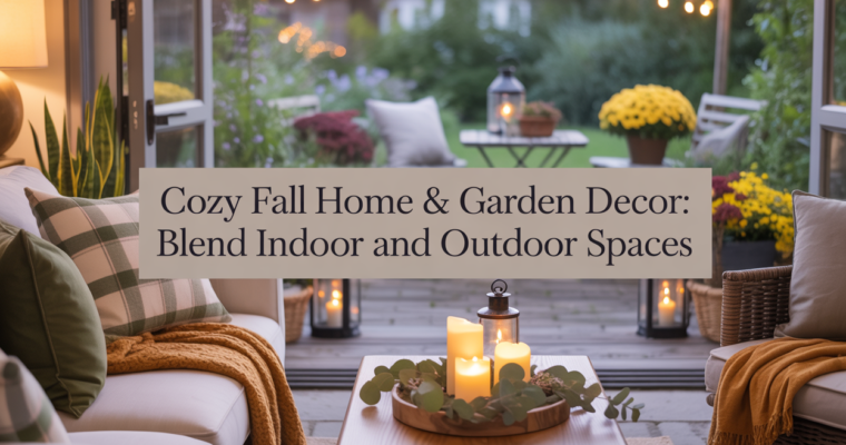 Cozy Fall Home & Garden Decor: Blend Indoor and Outdoor Spaces